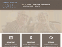 Tablet Screenshot of familyvisioncaretn.com